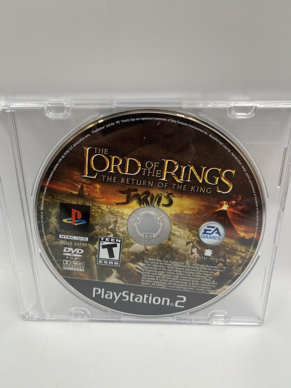 Lord of the Rings The Return of the King PlayStation 2 Ps2 - Disc Only
